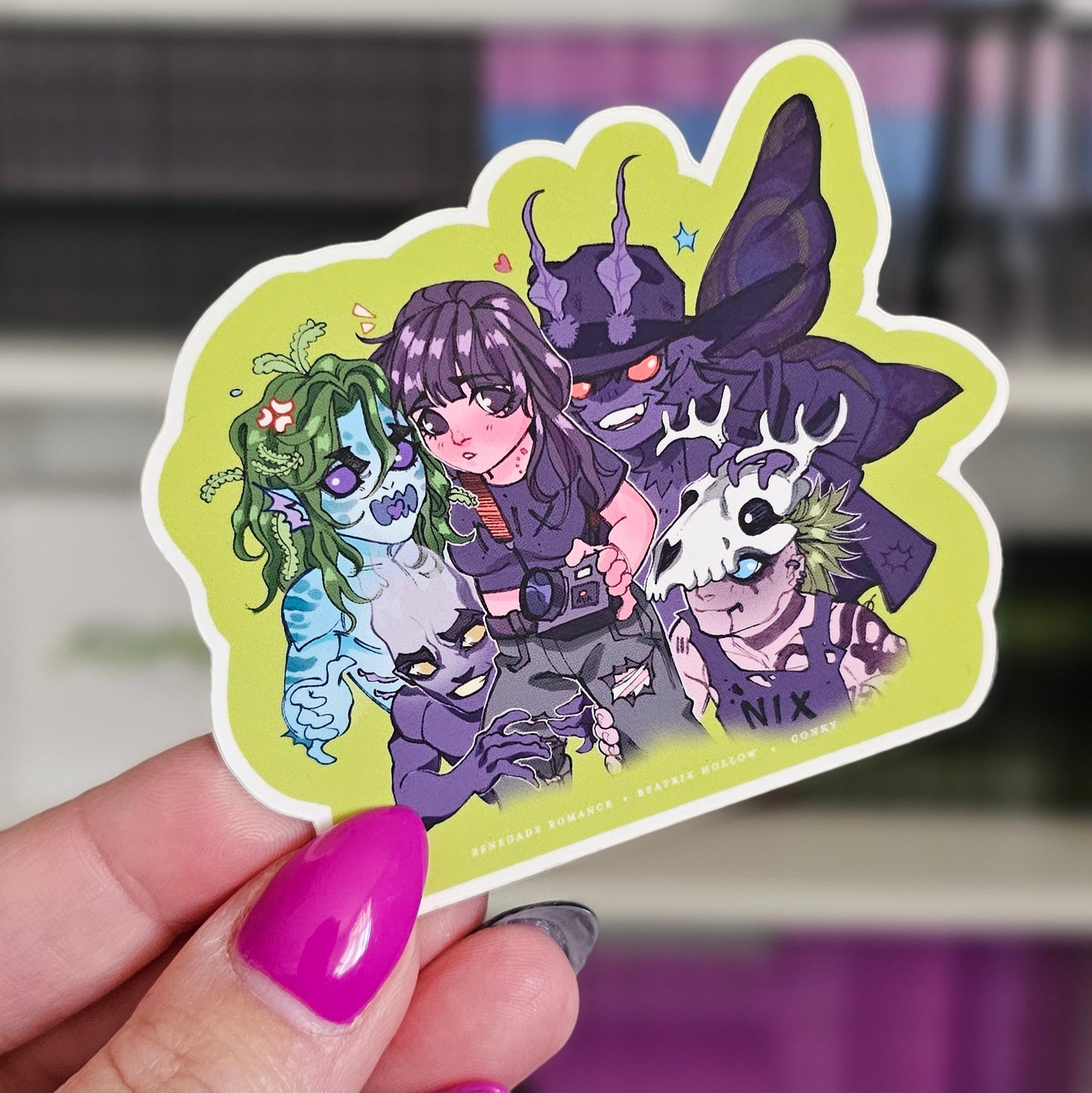 Chibi Character Stickers