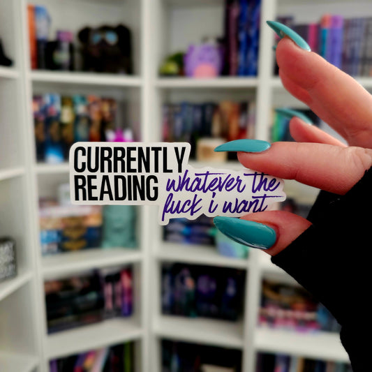 Currently Reading Sticker