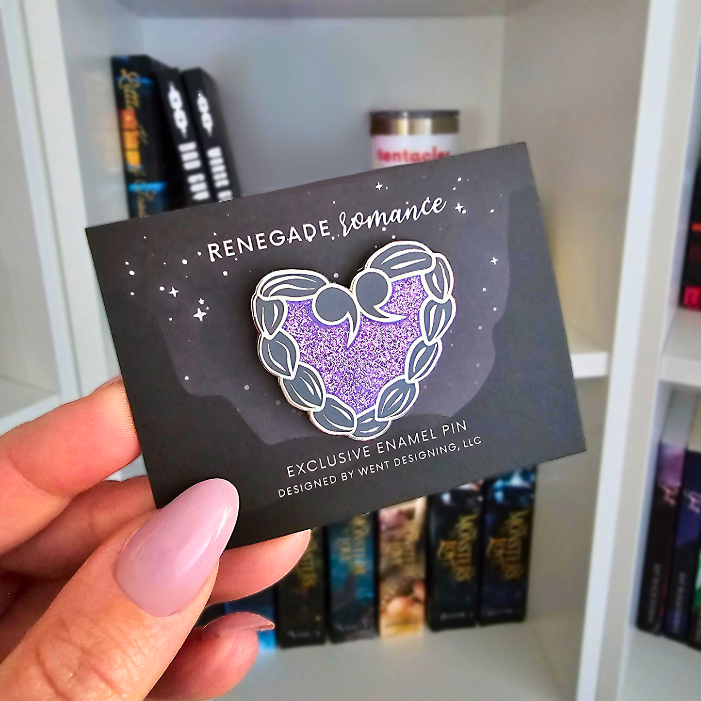 Scorpion Heart Enamel Pin