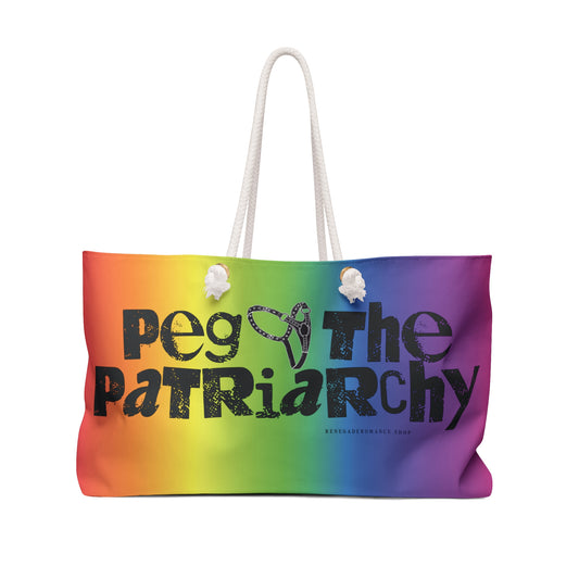 Peg the Patriarchy Oversized Weekender Tote