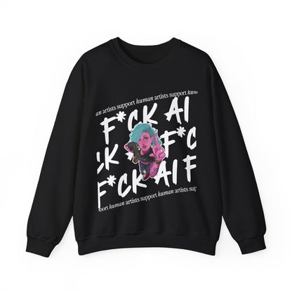 F*CK AI [Crewneck Sweatshirt]