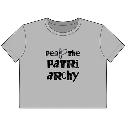 Peg the Patriarchy [Cropped Boxy Tee]