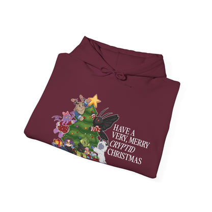 Have a very, merry Cryptid Christmas! Hooded Sweatshirt
