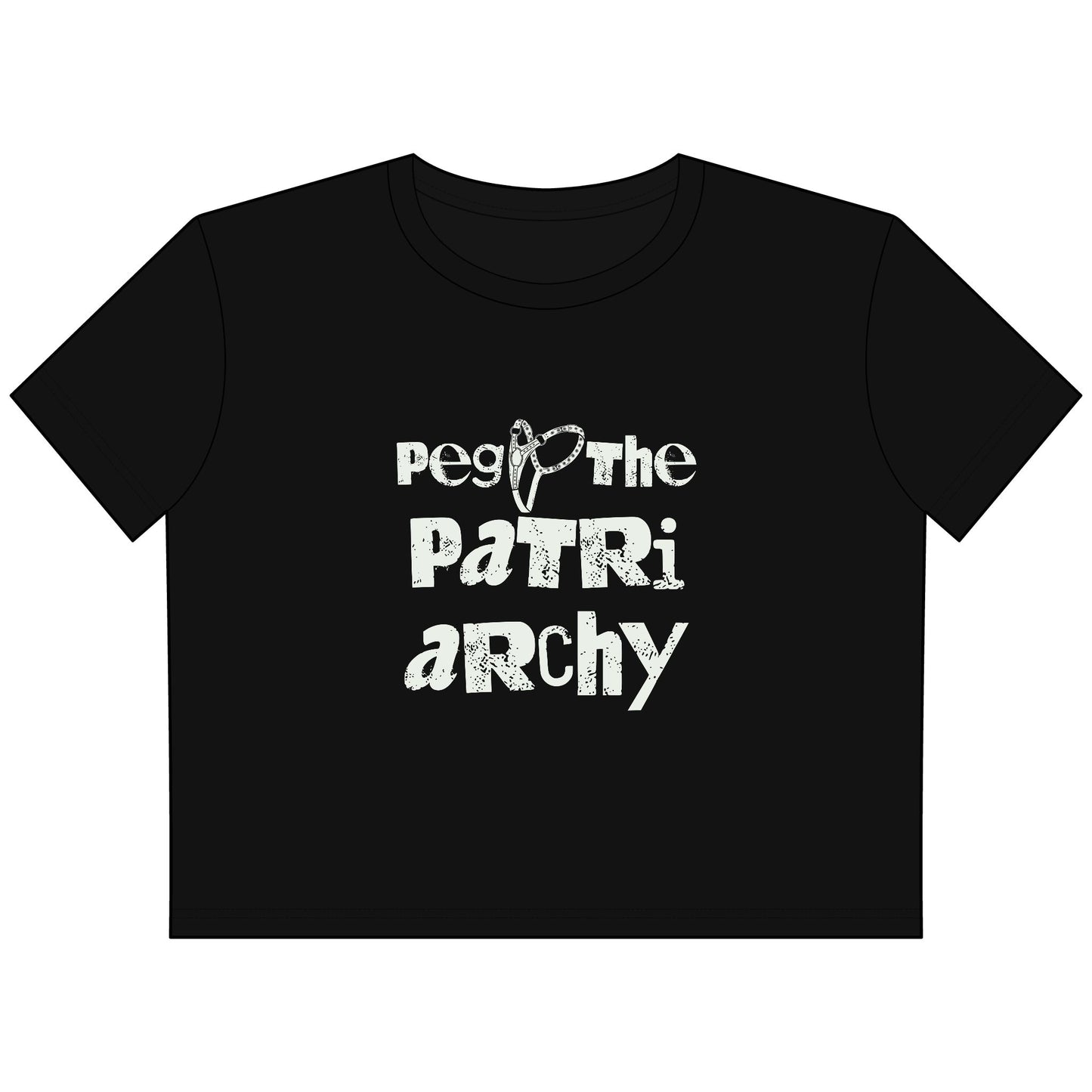 Peg the Patriarchy [Cropped Boxy Tee]