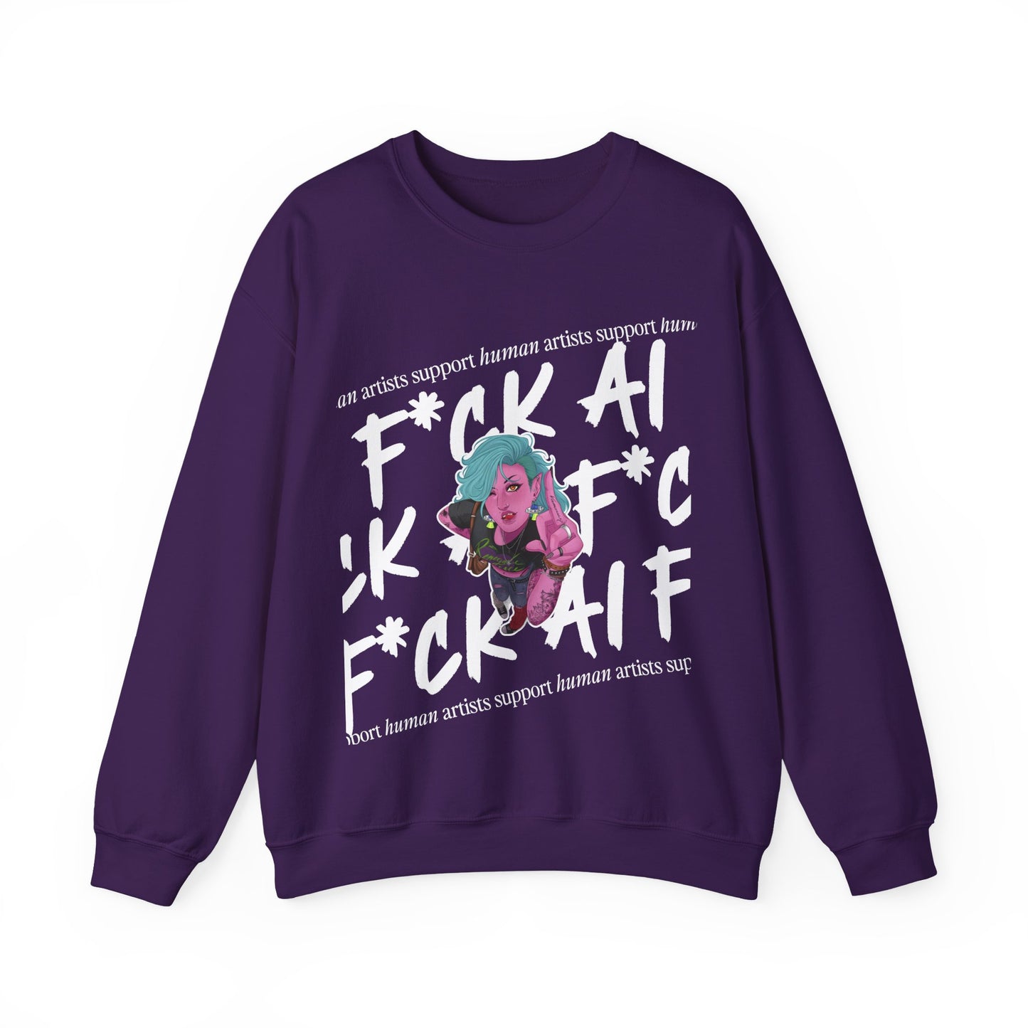 F*CK AI [Crewneck Sweatshirt]