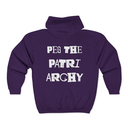 Peg The Patriarchy [Zipper Hoodie]