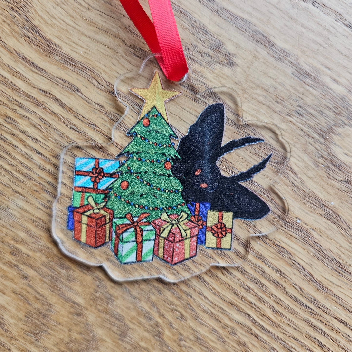 Mothy Christmas Acrylic Ornament