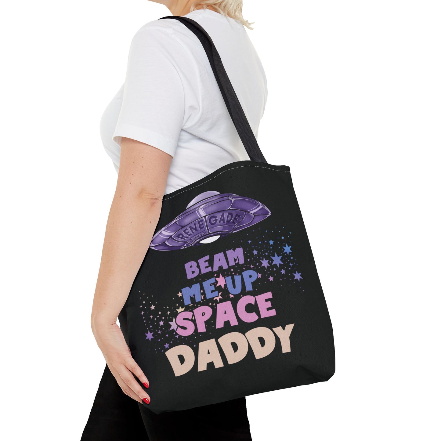 Beam Me Up Space Daddy - Tote