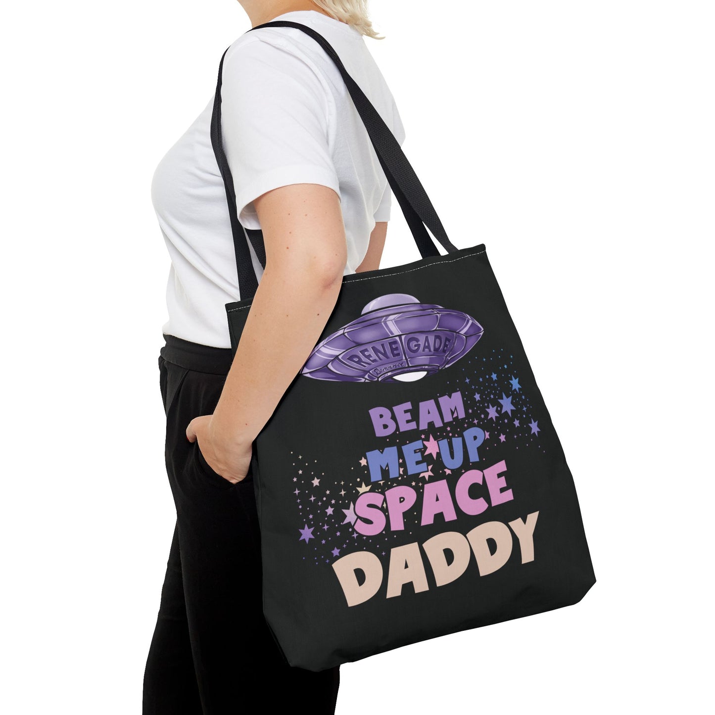 Beam Me Up Space Daddy - Tote