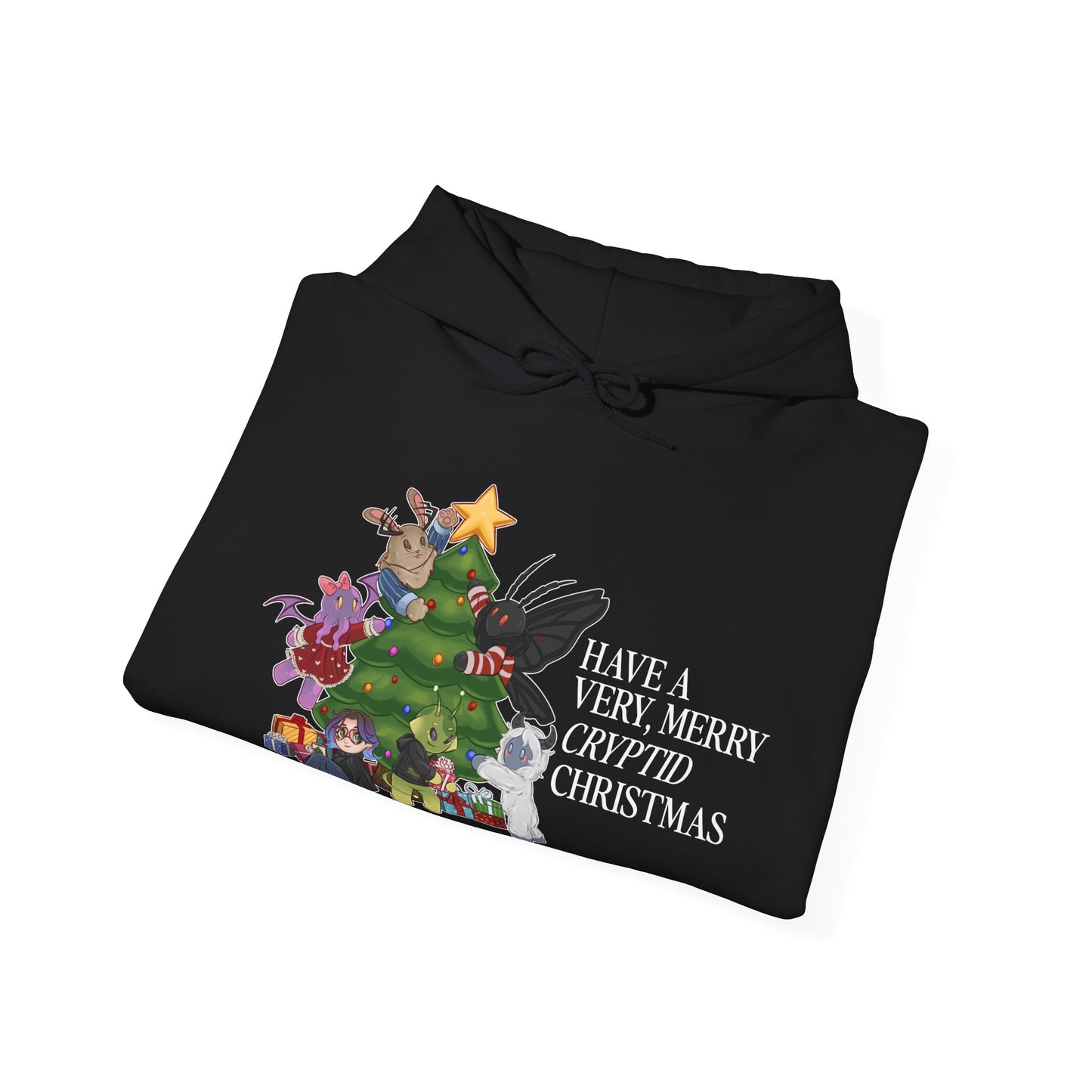 Have a very, merry Cryptid Christmas! Hooded Sweatshirt