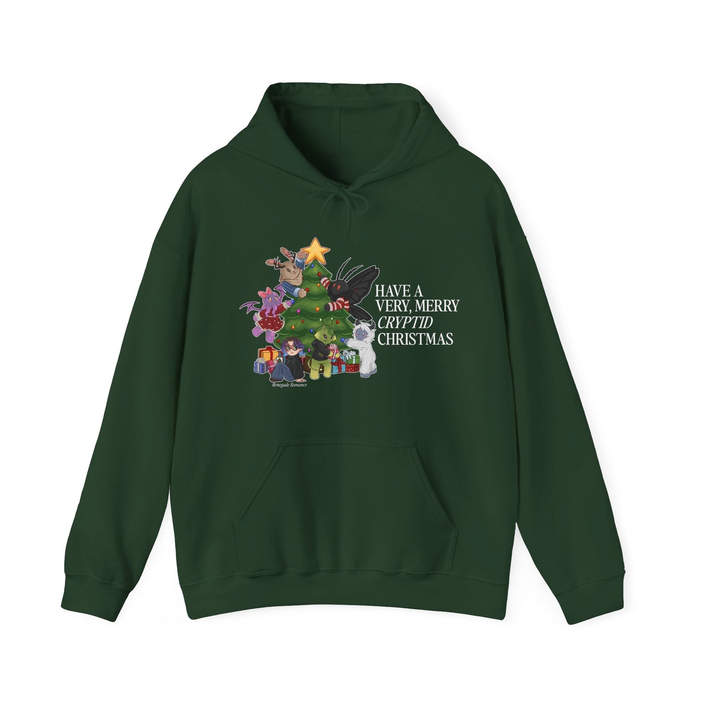 Have a very, merry Cryptid Christmas! Hooded Sweatshirt