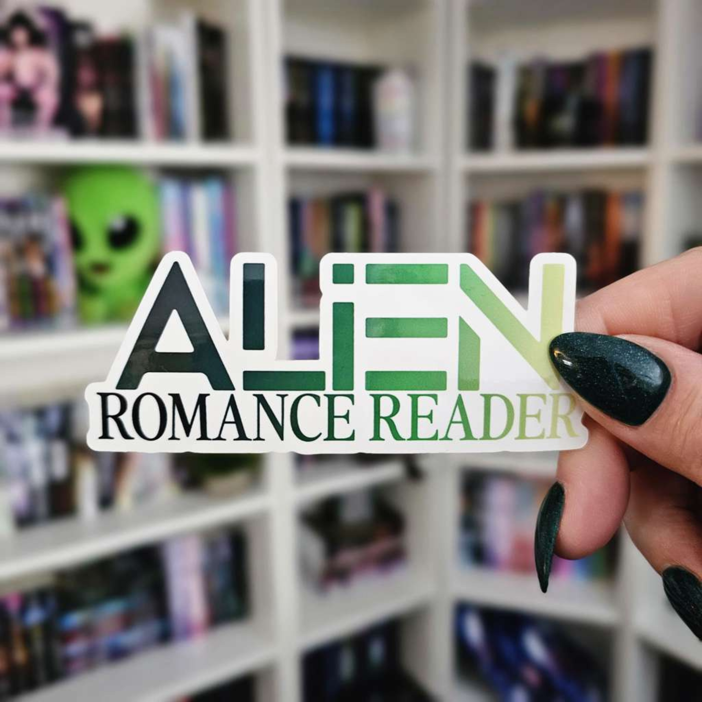 Alien Romance Reader [Sticker]