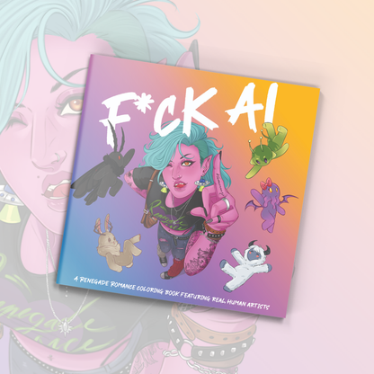 ApollyCon 2026: F*ck AI [A Renegade Romance Coloring Book]