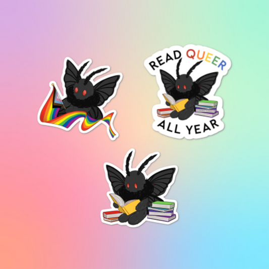 Read Queer All Year - Sticker