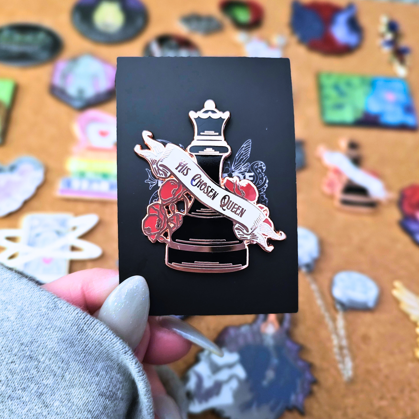Heart's Prisoner Enamel Pin