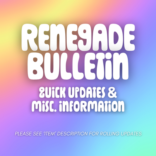 Renegade Bulletin