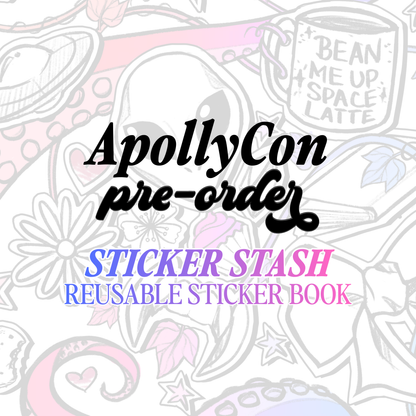 ApollyCon 2026: Sticker Stash [A Reusable Sticker Book]