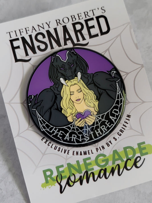 Heartsthread Enamel Pin, Ensnared by Tiffany Roberts
