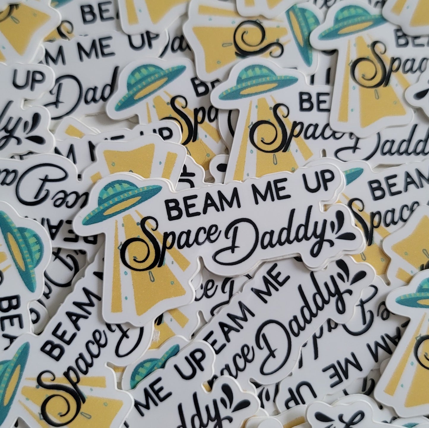 Space Daddy Sticker