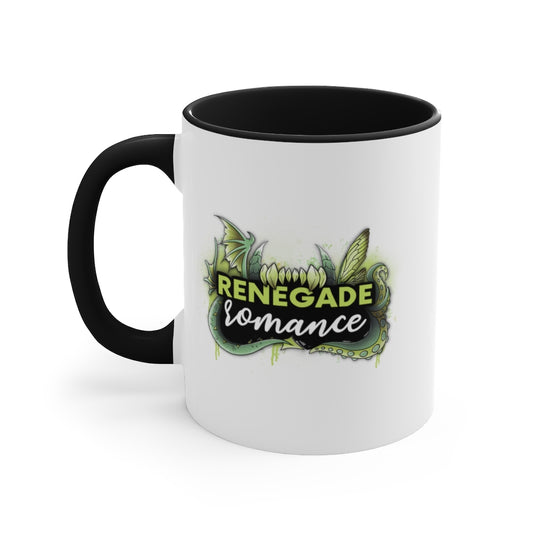 Renegade Romance—Green Logo Mug